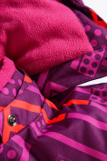 Купить Горнолыжный костюм Valianly детский фиолетового цвета 9014F, фото 8
