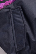 Купить Горнолыжный костюм Valianly для девочки темно-фиолетового цвета 9016TF, фото 11