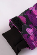 Купить Горнолыжный костюм Valianly для девочки темно-фиолетового цвета 9016TF, фото 12