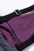 Купить Горнолыжный костюм Valianly для девочки темно-фиолетового цвета 9016TF, фото 13