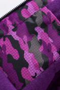 Купить Горнолыжный костюм Valianly для девочки темно-фиолетового цвета 9016TF, фото 7
