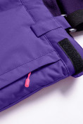 Купить Горнолыжный костюм Valianly для девочки темно-фиолетового цвета 9018TF, фото 8