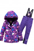 Купить Горнолыжный костюм Valianly для девочки темно-фиолетового цвета 9018TF
