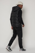 Купить Спортивная жилетка утепленная мужская черного цвета 901Ch, фото 5