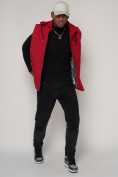 Купить Спортивная жилетка утепленная мужская красного цвета 902Kr, фото 7