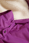 Купить Парка зимняя Valianly для девочки фиолетового цвета 9034F, фото 6
