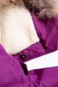 Купить Парка зимняя Valianly для девочки фиолетового цвета 9036F, фото 5