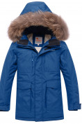Купить Парка зимняя для мальчика Valianly синего цвета 9041S, фото 2