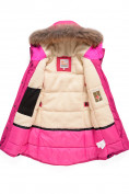 Купить Парка зимняя Valianly для девочки розового цвета 9042R, фото 3