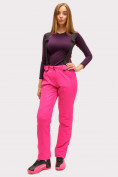 Купить Брюки горнолыжные женские розового цвета 905R