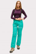 Купить Брюки горнолыжные женские зеленого цвета 905-1Z