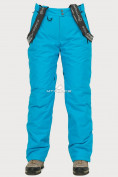 Купить Брюки горнолыжные женские голубого цвета 906Gl, фото 4