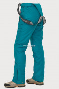 Купить Брюки горнолыжные женские темно-зеленого цвета 906TZ, фото 6