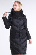 Купить Куртка зимняя женская классическая черного цвета 9102_01Ch, фото 4
