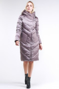 Купить Куртка зимняя женская классическая бежевого цвета 9102_12B, фото 2