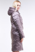 Купить Куртка зимняя женская классическая бежевого цвета 9102_12B, фото 4