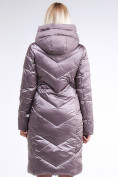 Купить Куртка зимняя женская классическая бежевого цвета 9102_12B, фото 5