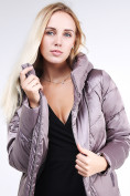 Купить Куртка зимняя женская классическая бежевого цвета 9102_12B, фото 8
