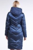 Купить Куртка зимняя женская классическая темно-синего цвета 9102_22TS, фото 4