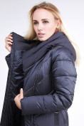 Купить Куртка зимняя женская классическая темно-серого цвета 9102_29TС, фото 8