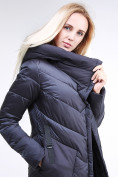 Купить Куртка зимняя женская классическая темно-серого цвета 9102_29TС, фото 7