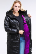 Купить Куртка зимняя женская молодежная черного цвета 9131_01Ch, фото 4