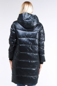 Купить Куртка зимняя женская молодежная темно-зеленого цвета 9131_03TZ, фото 4