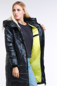 Купить Куртка зимняя женская молодежная темно-зеленого цвета 9131_03TZ, фото 8