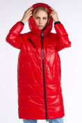 Купить Куртка зимняя женская молодежная красного цвета 9131_14Kr, фото 5