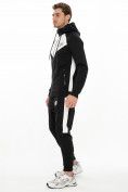 Купить Спортивный костюм трикотажный черного цвета 9149Ch, фото 3