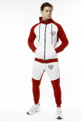 Купить Спортивный костюм трикотажный красного цвета 9150Kr, фото 3