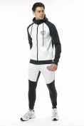 Купить Спортивный костюм трикотажный темно-серого цвета 9150TC, фото 2