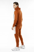 Купить Спортивный костюм трикотажный коричневого цвета 9150K, фото 3