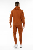 Купить Спортивный костюм трикотажный коричневого цвета 9150K, фото 4