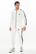Купить Трикотажный спортивный костюм белого цвета 9152Bl