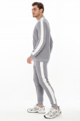 Купить Трикотажный спортивный костюм серого цвета 9152Sr, фото 2