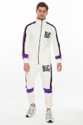 Купить Спортивный костюм трикотажный белого цвета 9156Bl
