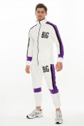 Купить Спортивный костюм трикотажный белого цвета 9156Bl, фото 2