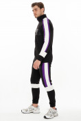Купить Спортивный костюм трикотажный черного цвета 9156Ch, фото 3