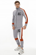 Купить Спортивный костюм трикотажный серого цвета 9156Sr, фото 2