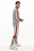 Купить Спортивный костюм трикотажный серого цвета 9156Sr, фото 4