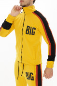 Купить Спортивный костюм трикотажный горчичного цвета 9156G, фото 11