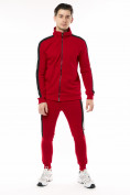 Купить Спортивный костюм трикотажный красного цвета 9157Kr