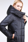 Купить Куртка зимняя женская молодежная стеганная черного цвета 9163_01Ch, фото 5