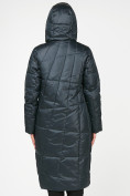Купить Куртка зимняя женская молодежная стеганная темно-серого цвета 9163_03TC, фото 5