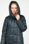 Купить Куртка зимняя женская молодежная стеганная болотного цвета 9163_03Bt, фото 7