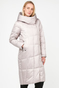 Купить Куртка зимняя женская молодежная стеганная бежевого цвета 9163_28B, фото 2