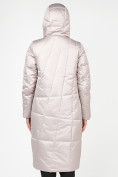 Купить Куртка зимняя женская молодежная стеганная бежевого цвета 9163_28B, фото 5