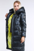 Купить Куртка зимняя женская молодежное темно-серого цвета 9175_03TC, фото 2