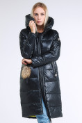 Купить Куртка зимняя женская молодежное темно-серого цвета 9175_03TC, фото 3